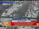 BT: Road reblocking sa ilang bahagi ng EDSA, tatagal hanggang bukas ng madaling araw