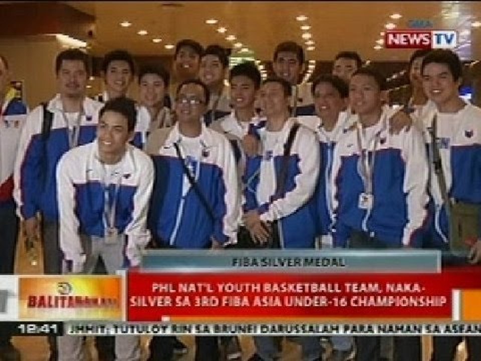 BT: PHL Nat'l Youth Basketball Team, naka-silver sa 3rd FIBA Asia under-16 Championship