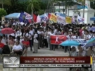 24 Oras: People's initiative, ilulunsad ng Cebu Coalition against the Pork Barrel System