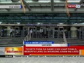 BT: Tickets para sa game 4 ng UAAP Finals, ibebenta lang sa mismong araw ng laro