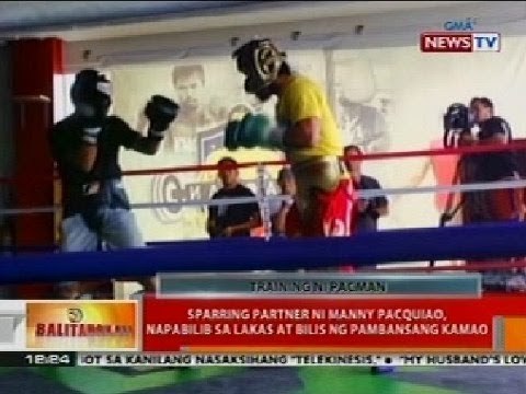 BT: Sparring partner ni Manny Pacquiao, napabilib sa lakas at bilis ng pambansang kamao