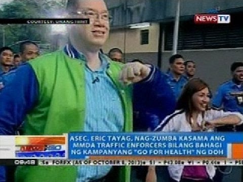 NTG: Asec. Eric Tayag, nag-zumba kasama ang MMDA traffic enforcers