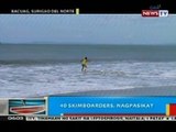 BP: 40 skimboarders sa Surigao del Norte, nagpasikat