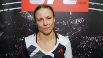 Nina Ansaroff managed to keep focus and motivation for her own victory while supporting her partner Amanda Nunes during her recent bout