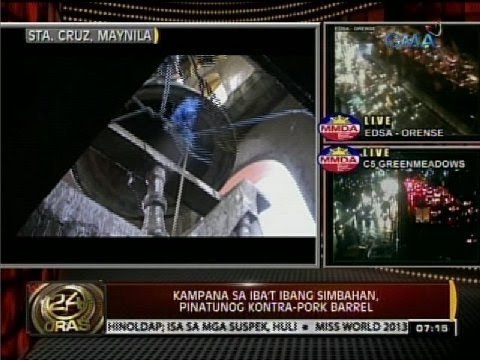 24 Oras: Kampana sa iba't ibang simbahan, pinatunog kontra-pork barrel