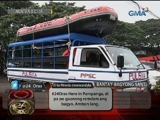 24 Oras: Mga otoridad sa Nueva Ecija, nakaalerto na rin sa Bagyong Santi