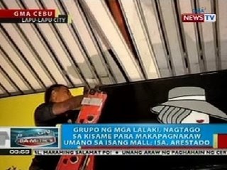 BP: Grupo ng mga lalaki sa Cebu, nagtago sa kisame para makapagnakaw sa mall