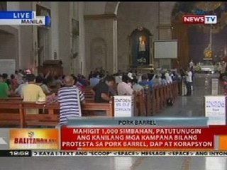 BT: Mahigit 1,000 simbahan, patutunugin ang kampana bilang protesta sa pork barrel, DAP at korapsyon