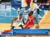 NTG: Laban ng Houston Rockets at Indiana Pacers dito sa Pilipinas, dinagsa ng mga fans