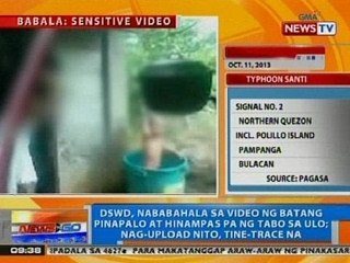 NTG: DSWD, nababahala sa video ng batang pinapalo at hinahampas pa ng tabo sa ulo