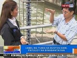 NTG: Lebel ng tubig sa Bustos Dam, patuloy na binabantayan