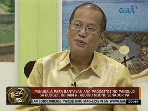 Panukala para bantayan ang paggastos ng pangulo sa budget, inihain ni Aquino noong senador pa
