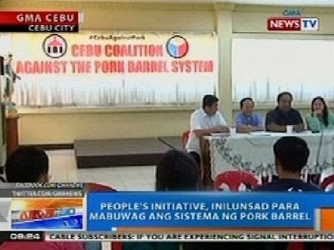 NTG: People's initiative, inilunsad sa Cebu para mabuwag ang sistema ng pork barrel