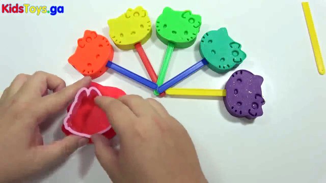 PEPPA PIG PLAY DOH Hello Kitty Molds Funny & Creative FOR Kids TOYS PlayDoh Fun! - learn numbers