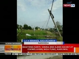 Download Video: BT: Bagyong Santi, sinira ang ilang bahay at eskwelahan sa Nueva Ecija