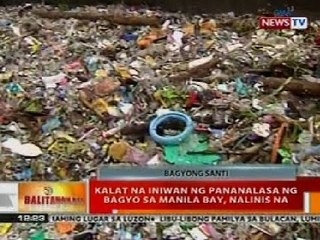 BT: Kalat na iniwan ng pananalasa ng bagyo sa Manila Bay, nalinis na