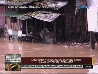 24 Oras: 90% ng San Miguel, Bulacan, lubog sa baha