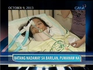 Saksi: Batang nadamay sa barilan ng mga pulis, pumanaw na