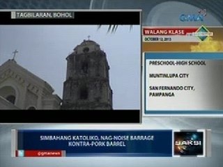 Saksi: Simbahang Katoliko, nag-noise barrage kontra-pork barrel