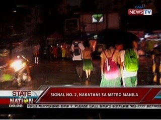 SONA: Signal no. 2, nakataas sa Metro Manila