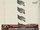 24Oras: Mga empleyado, nagtakbuhan palabas ng gusali; pagyanig ng mga bintana at flag pole, nakunan