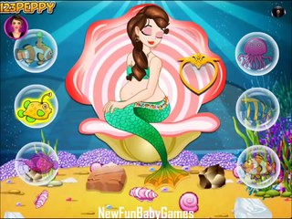 Pregnant Mermaid & Newborn Baby Newest new Baby Born Game Movie