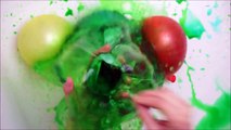 30 Colour Wet Balloons Popping show compilation slow motion water balloon pop buumm