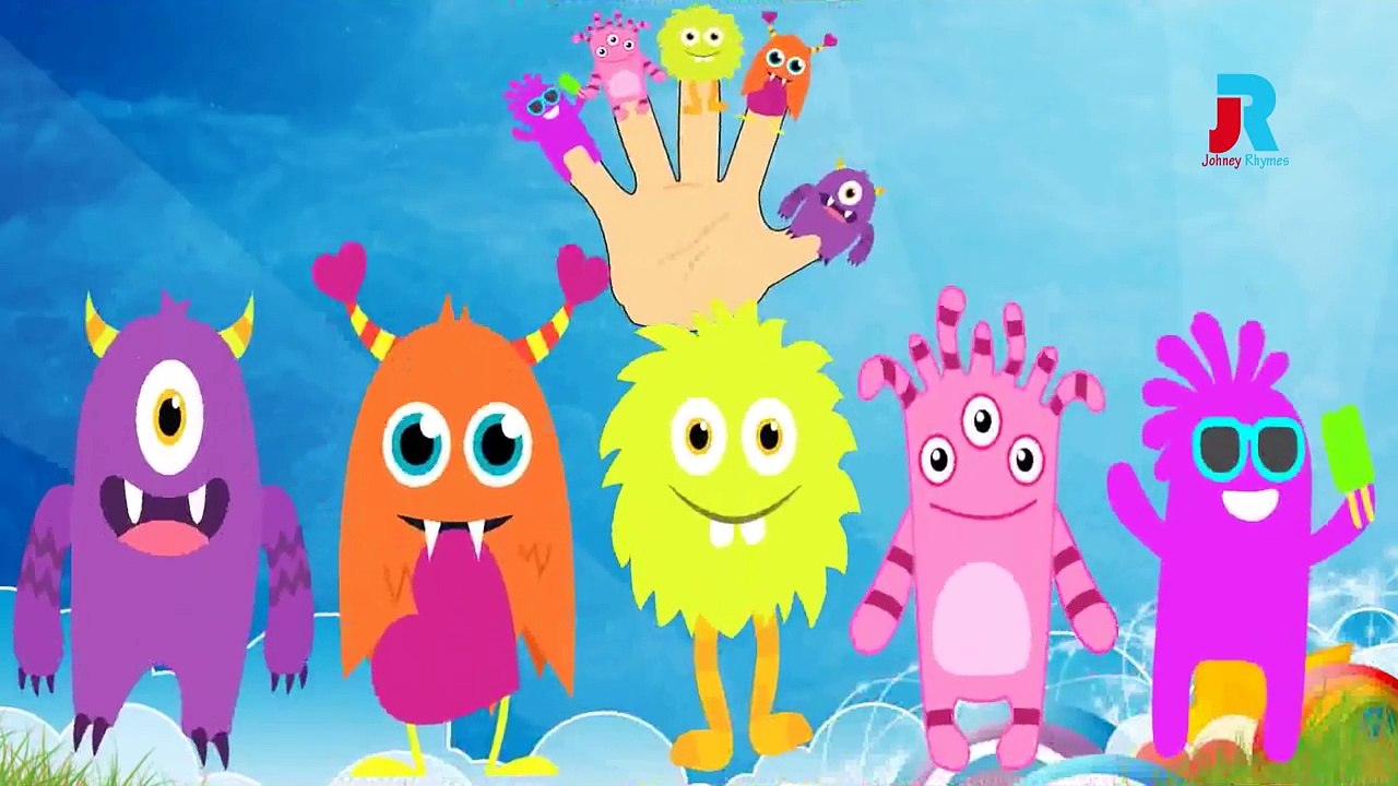 Finger Family | Monster Finger Family Cartoon Animation Nursery Rhymes Collection For Kids