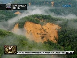24 Oras: Iniwang pinsala ng lindol, kitang kita mula sa himpapawid