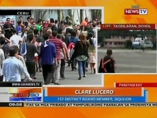 NTG: Ilang gusali ng Siquijor, napinsala rin dahil sa lindol