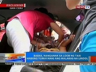 NTG: Babae, nanganak sa loob ng taxi habang yumayanig ang malaks na lindol