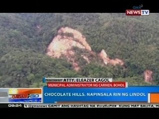 NTG: Chocolate hills, napinsala rin ng lindol