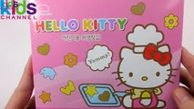 Kidschanel - KidsChanel - How to Make Kid Finger Milk Color Pudding Recipe DIY Hello Kitty 헬로 키티