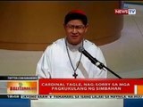 BT: Cardinal Tagle, nag-sorry sa mga pagkukulang ng simbahan