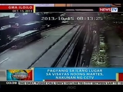 BP: Pagyanig sa ilang lugar sa Visayas noong Martes, nakunan ng CCTV