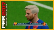 PES 2017 Gameplay Barcelona vs Manchester United Penalty Shootout