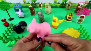 LEARN FARM ANIMAL NAMES with Cute Toys – Education for Kids & Toddlers