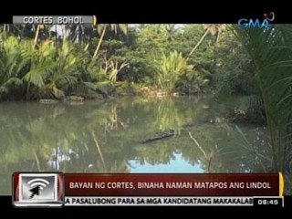 24 Oras: Bayan ng Cortes, binaha naman matapos ang lindol