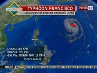 QRT: Weather update as of 5:59 p.m. (Oct. 21, 2013)