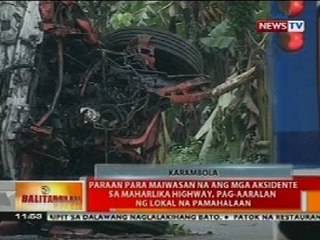 BT: Paraan para maiwasan ang mga aksidente sa Maharlika Highway., Quezon, pag-aaralan