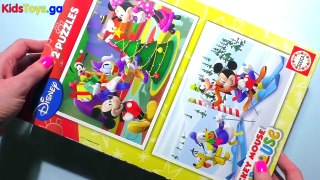 Mickey Mouse CHRISTMAS Puzzle Games Rompecabezas De Play Kids Learning Toys quebra-cabeça- Marvel