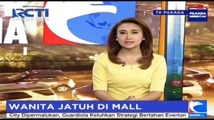 Selamatkan Anak Main Eskalator, Seorang Ibu Terjatuh dari Lantai Tiga