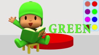Learn Color Pocoyo Colours for Kids  Learning Color Animation for Baby Toddlers  finger family