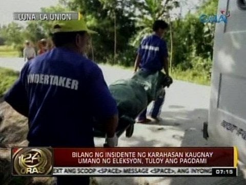 24 Oras: Bilang ng insidente ng karahasan kaugnay umano ng eleksyon, tuloy ang pagdami