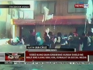 QRT: Video kung saan ginagawang human shield ng MNLF ang ilang sibilyan, kumalat sa social media