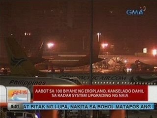 UB: Aabot sa 100 biyahe ng eroplano, kanselado dahil sa radar system upgrading ng NAIA