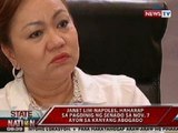 SONA: Janet Lim-Napoles, haharap sa pagdinig ng Senado sa Nov. 7 ayon sa kanyang abogado