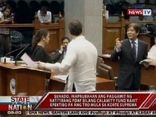 SONA: Senado, inaprubahan ang paggamit ng natitirang PDAF bilang calamity fund