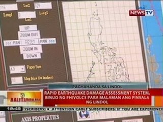BT: Rapid Earthquake Damage Assessment System, binuo ng PHIVOLCS