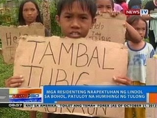 NTG: Mga residenteng naapektuhan ng lindol sa Bohol, patuloy na humihingi ng tulong